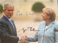 Angela Merkel & George W. Bush - Original Autogramm Duisburg - Duisburg-Mitte Vorschau