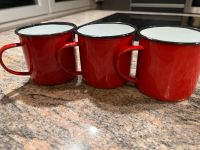 3 Metalbecher rot Neu unbenutzt NP ca 15€ Schleswig-Holstein - Müssen Vorschau