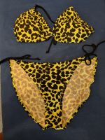 gina Damen Bikini Gr. 38 gelb schwarz leo Wandsbek - Hamburg Hummelsbüttel  Vorschau