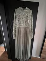 Abendkleid Mint mit Pailletten Rückenfrei Größe 46 Niedersachsen - Sickte Vorschau