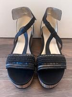 Schuhe Keilabsatz Sandalen Sandaletten Perlen Berlin - Zehlendorf Vorschau