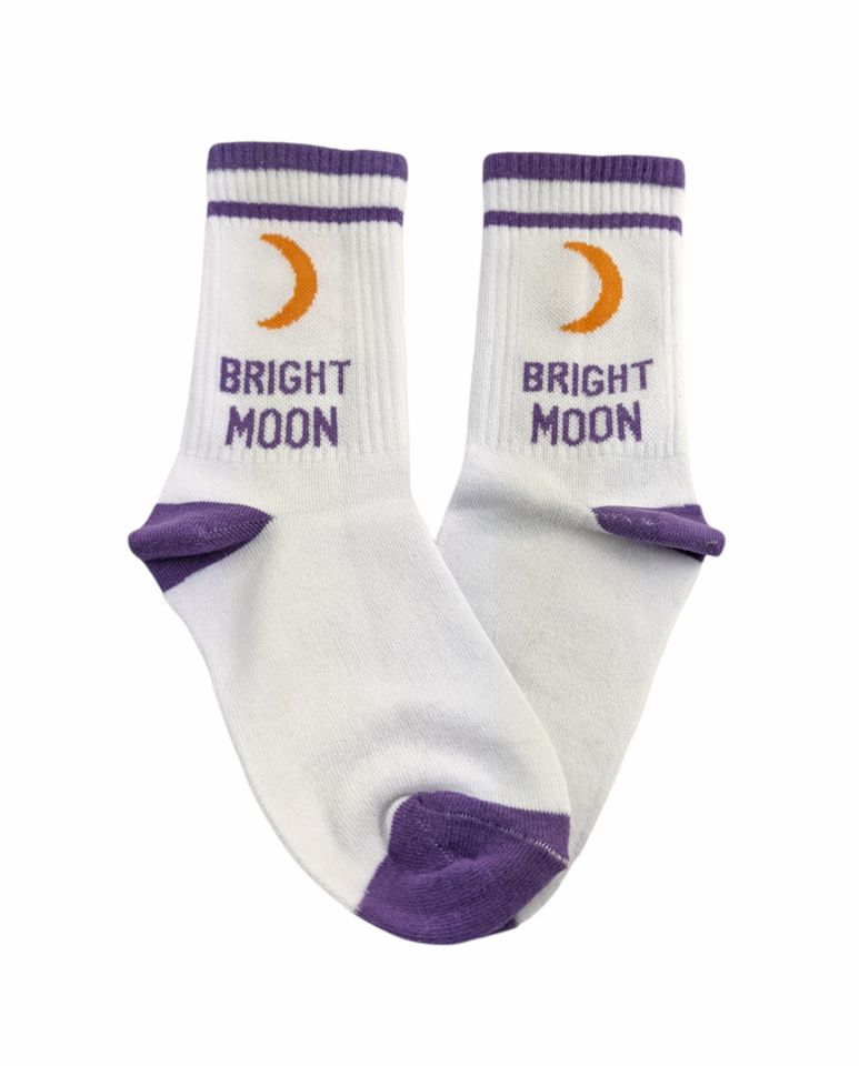 lila Bright Moon Socken in Wuppertal