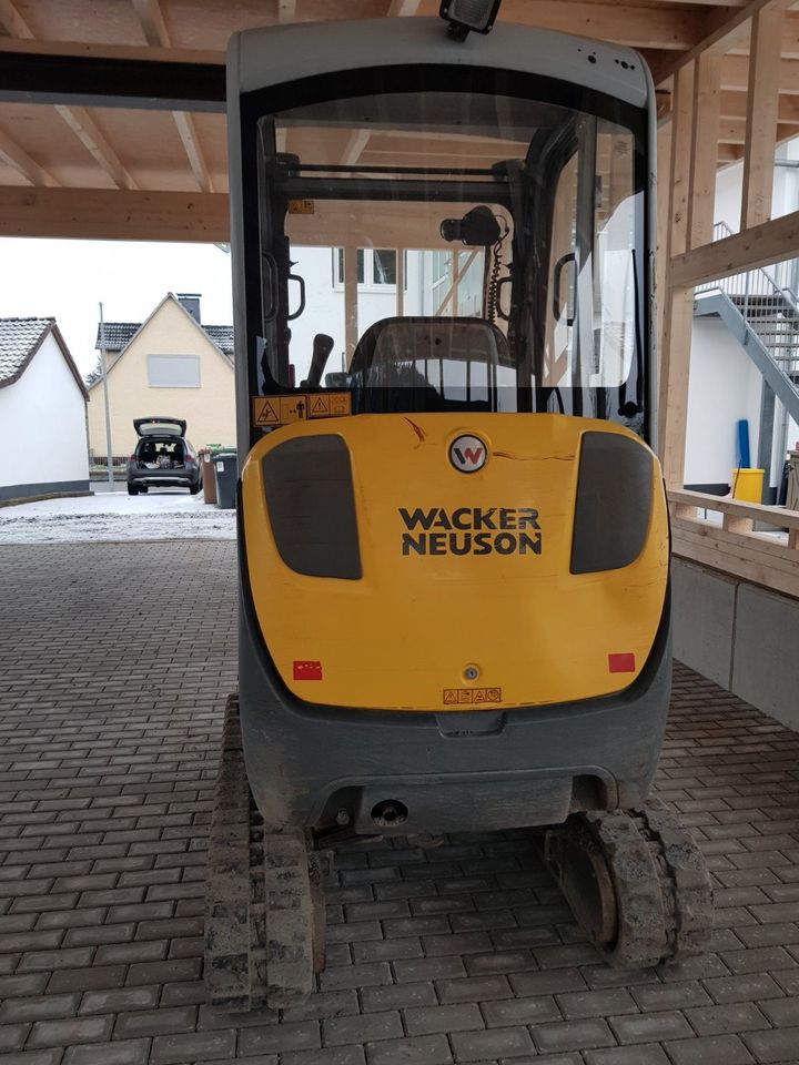 Minibagger 2,0 t – Wacker Neuson ET 20 zu Vermieten in Wolfhagen 