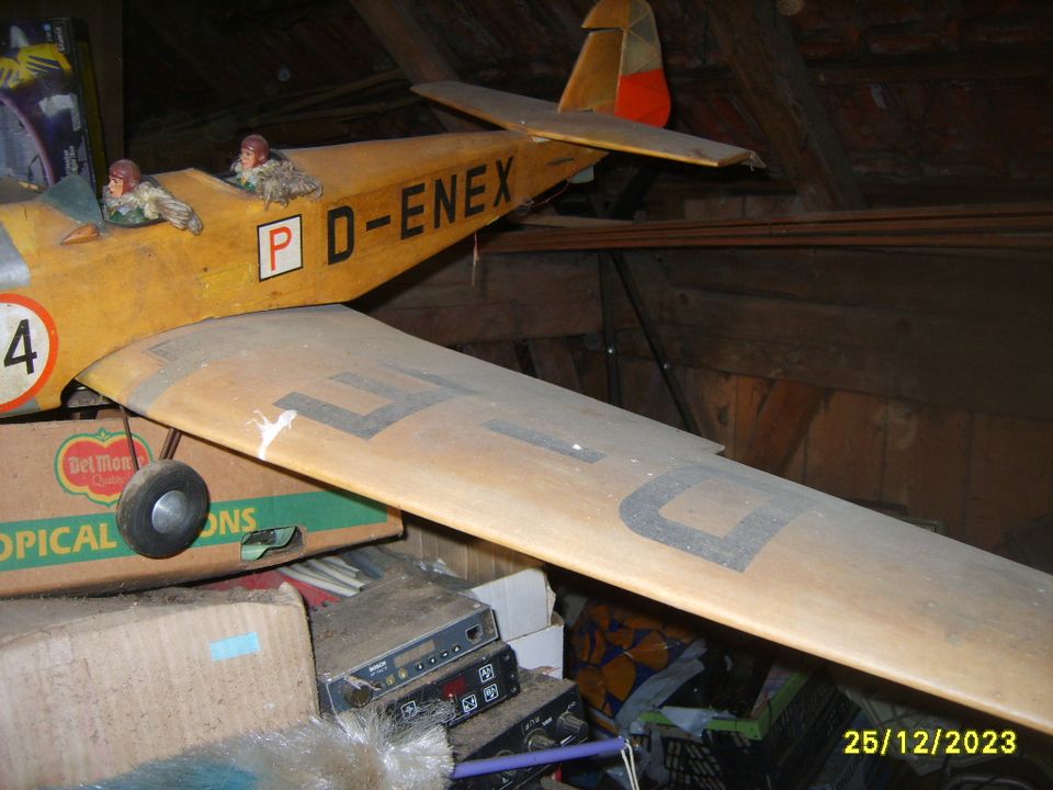 KLEMM L25d D-ENEX Scale 1:7org KRICK mit Motor flugfertig ca.1970 in Rimbach