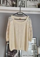 ONLY Strickpullover mit Spitze, Creme, Weiß, 36, S Nürnberg (Mittelfr) - Mitte Vorschau