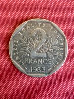 2 Francs, 1983 Baden-Württemberg - Freiburg im Breisgau Vorschau