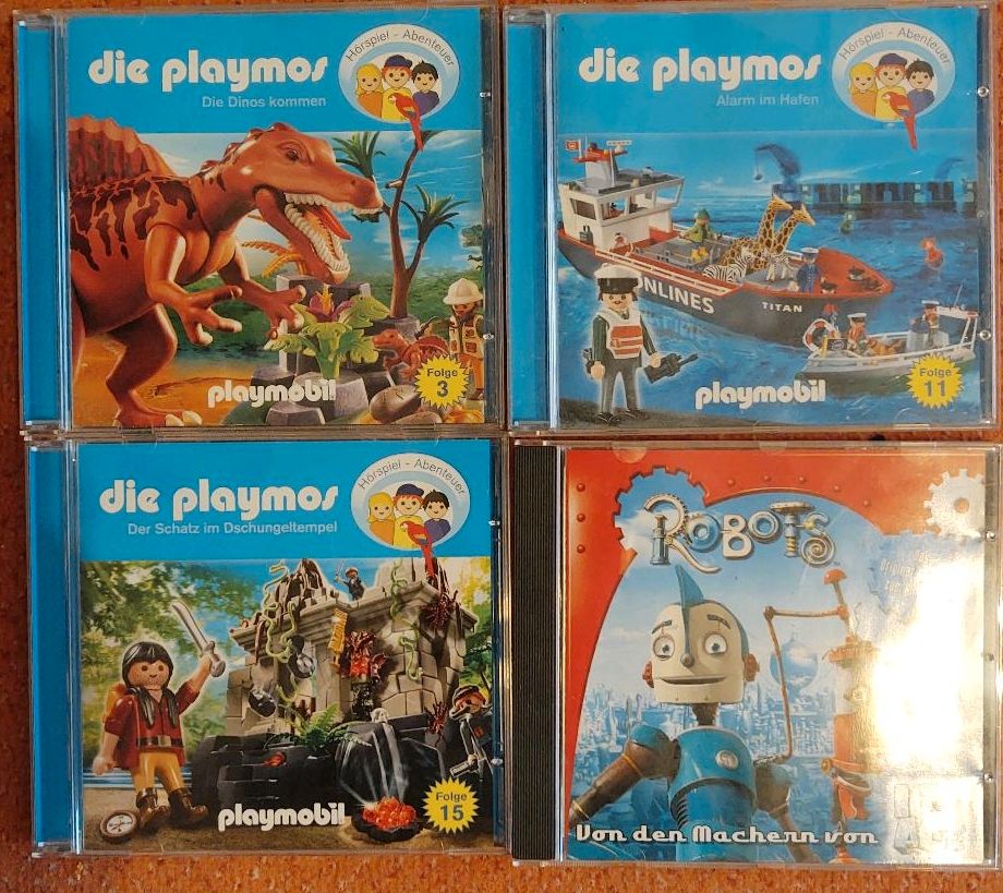 CD Die Playmos Folge 3, 11, 15+ Robots in Osterode am Harz