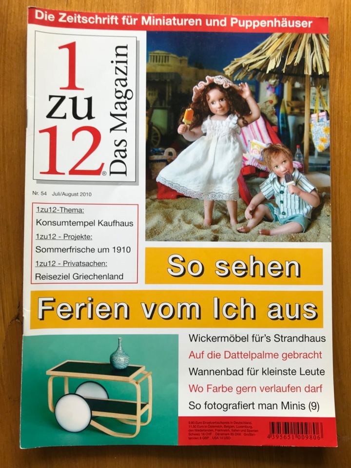 1zu12 Das Magazin Miniaturen und Puppenhäuser Nr. 54 in Schlüchtern