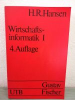 Wirtschaftsinformatik 1 Hans Robert Hansen Gustav Fischer 1983 Nordrhein-Westfalen - Bestwig Vorschau