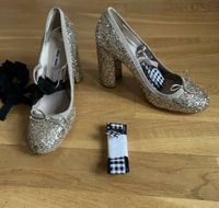 Miu Miu Pumps Gold Glitzer Leder Gr.41 neu ungetragen inkl.Versan Berlin - Hellersdorf Vorschau