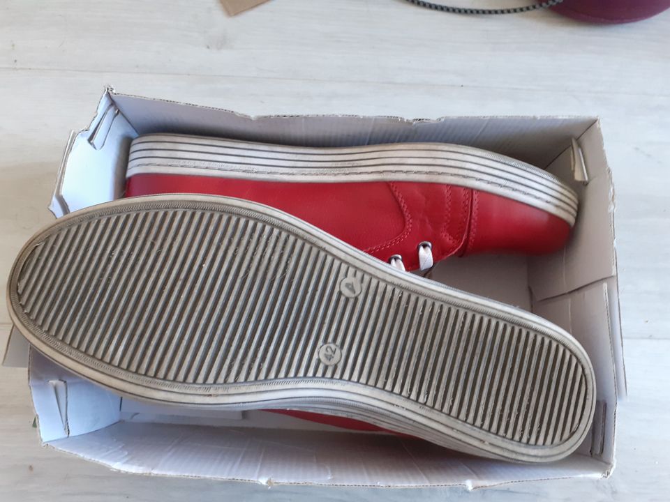 Gemini High Sneaker Schuhe Grösse 42 Leder Neu Reissverschluss in Berlin