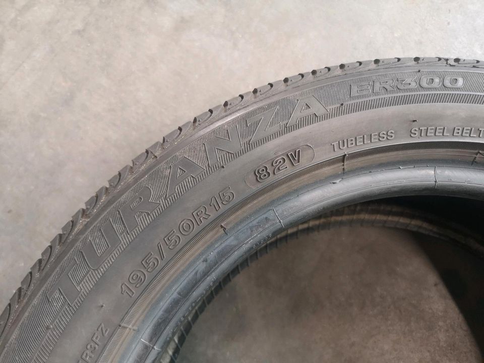 1x Sommerreifen 195/50R15 82V Bridgestone 195/50 R15  Montage mög in Hemmingen