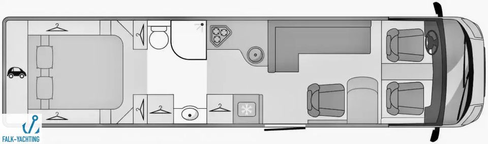 Concorde Liner Plus 990 G +++Mobiles Luxusapartment mit Garage+++ in Stade