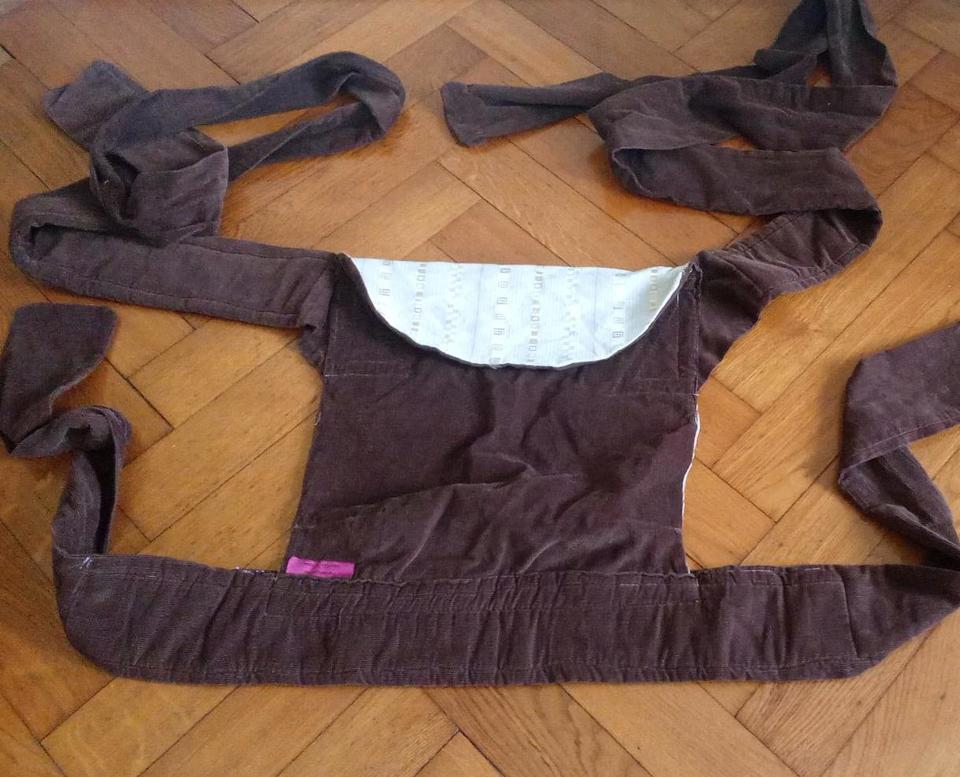 Mei Tai Babytrage Tragetuch Boho wendbar Cord Baumwolle braun in Leipzig