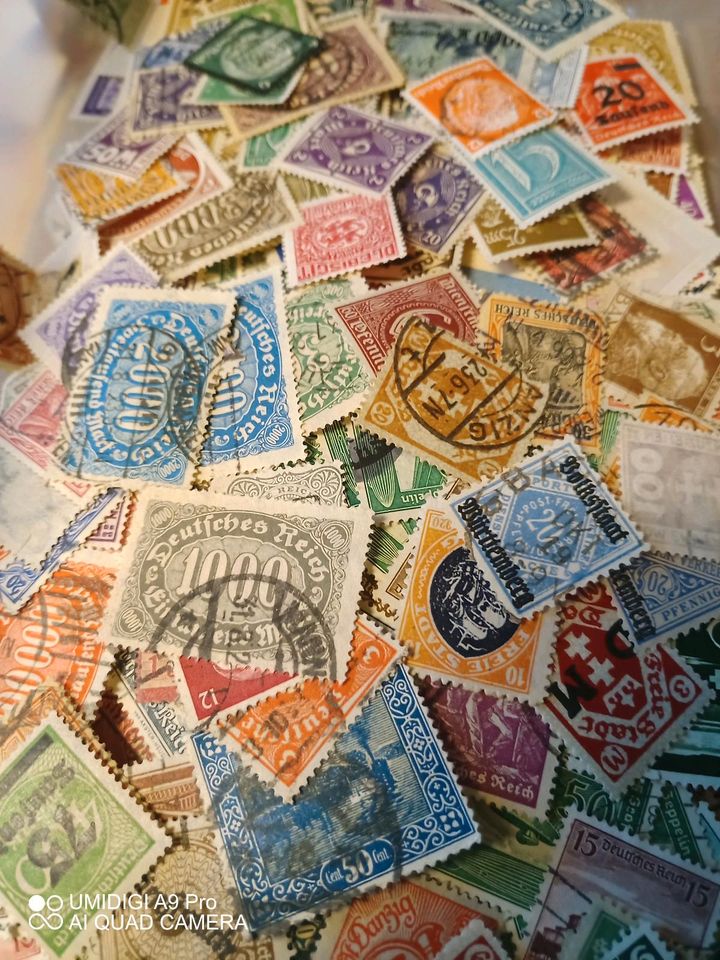 Konvolut von 1000 Briefmarken Deutsches Reich in Dresden