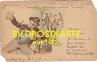 Postkarte mit Biermotiv aus 1893 Magdeburg an Graf Nöhl Niedersachsen - Braunschweig Vorschau