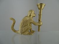 Kerzenhalter Kerzenständer Affe Gold Aluminium Dekofigur Wiesbaden - Erbenheim Vorschau