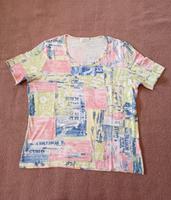 AL-WOM pink grün blau gemustertes T-Shirt in Größe L von Bonita Blumenthal - Lüssum-Bockhorn Vorschau