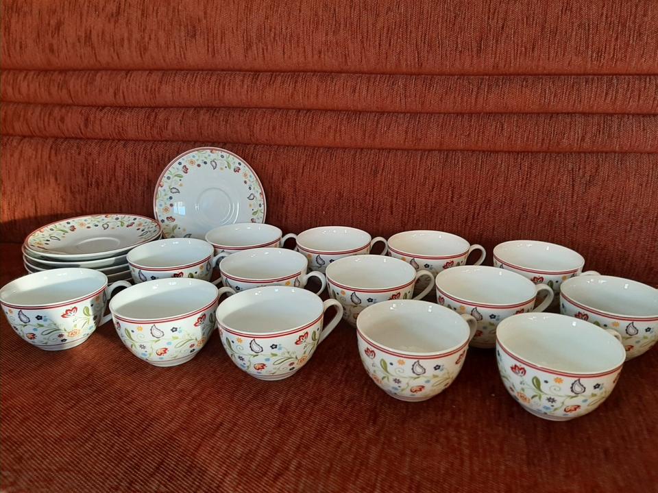 Ritzenhoff Breker Shanti Doppio 14 Kaffeetassen 6 Untertassen in Glinde