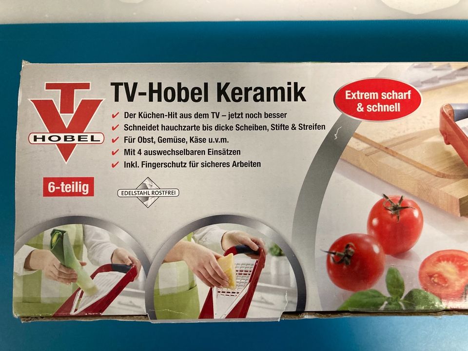 TV Hobel Keramik/Gemüsehobel (alle Klingen scharf) gut/gebraucht in Gersthofen