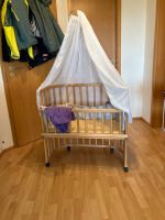 Babybay Beistellbett mit Himmel, Matratze und Nestchen Baden-Württemberg - Neustetten Vorschau