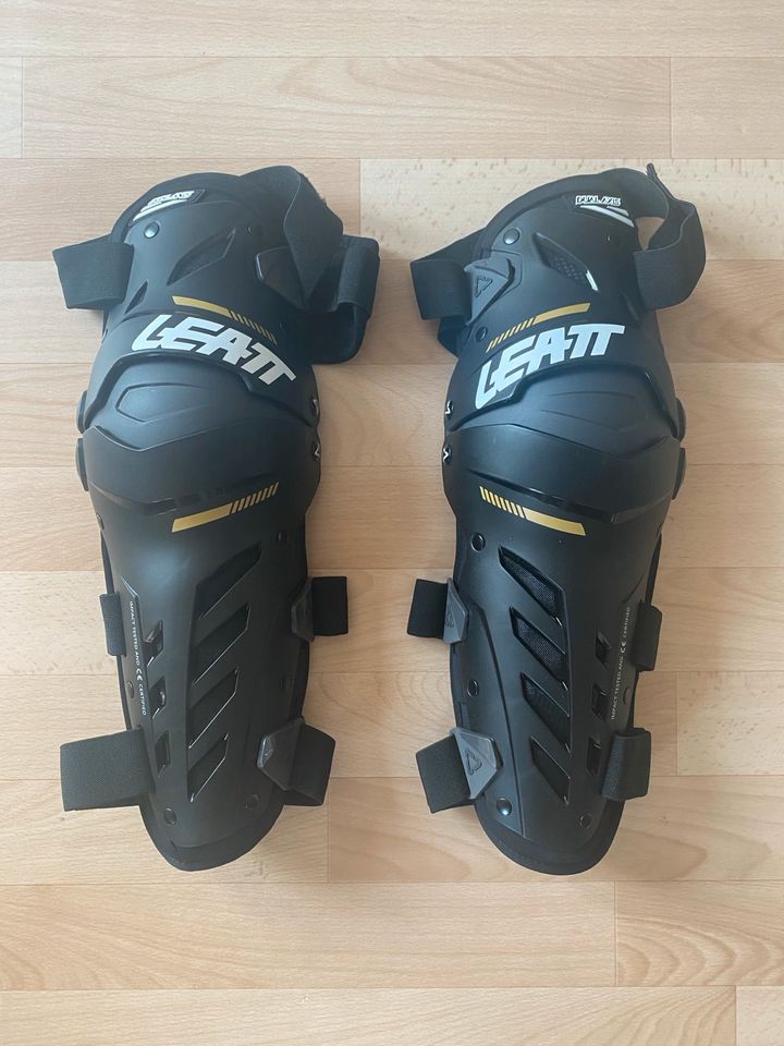 Knie/Schienbeinprotektor Leatt Knee & Shin Guard Dual Axis blk in Gaienhofen