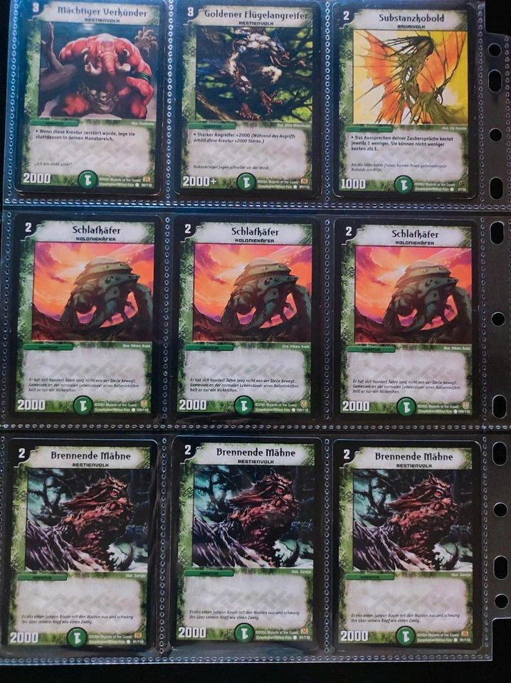 DuelMasters TCG Sammelkarten - Zivilisation Natur in Grafenwöhr