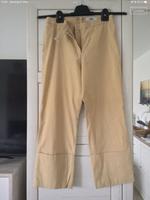 Vintage Strechhose Hose beige mit Umschlag 36 Niedersachsen - Lathen Vorschau