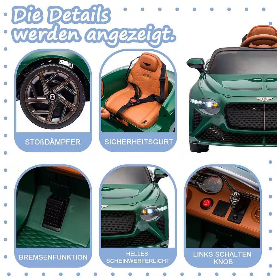 Kinderfahrzeug Neu Kinderauto Akkuauto Elektroauto Bentley in Hamburg
