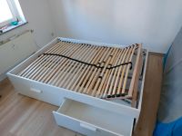 Bis 26.2.: 1.40m IKEA Brimnes Bett und Lattenrost zu verkaufen Sachsen - Chemnitz Vorschau
