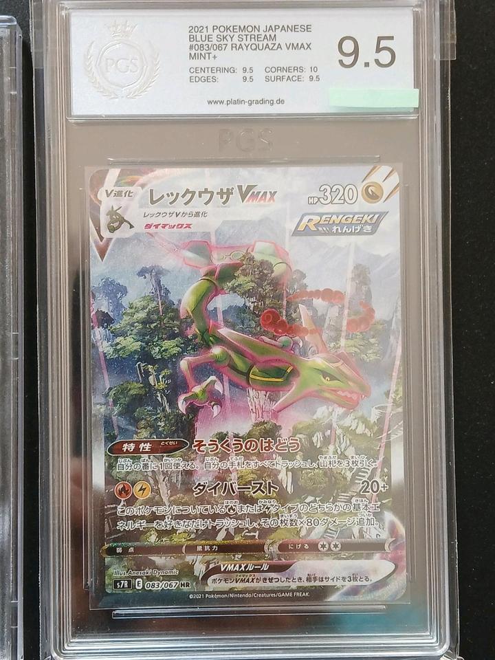 Pokemon Slabs Nachtara VMAX Rayquaza Ex Holon Phantoms Umbreon in Langenfeld