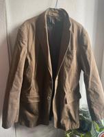 Brauner Blazer Jacke Khaki hellbraun Vintage TCM Gr. L-XL Mitte - Wedding Vorschau