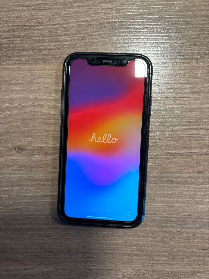 Iphone XR 128GB mit Panzerglas und Hülle (kleine Mängel) in Albertshofen