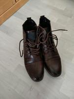 Leder Boots Stiefel 45 Sachsen - Wittgensdorf Vorschau