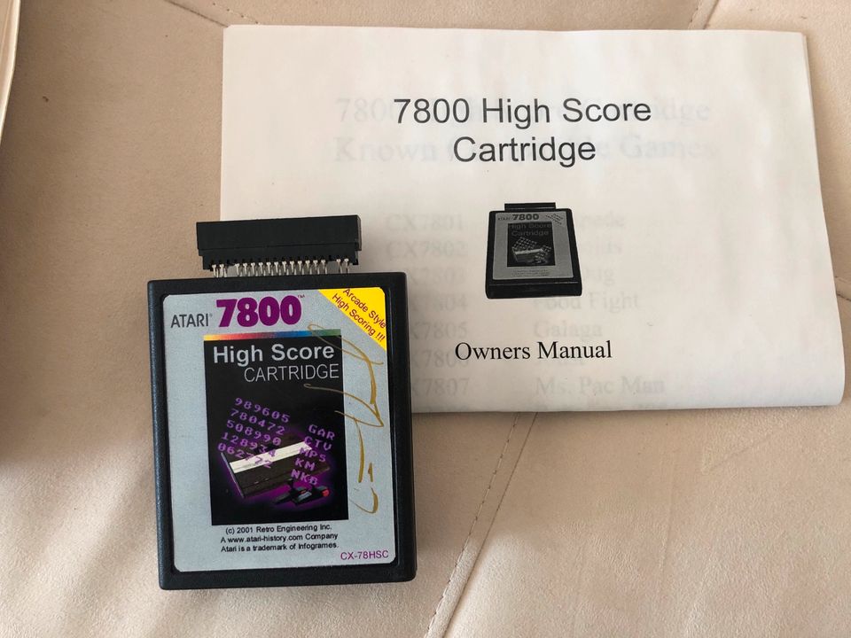 Atari 7800 Konsole + Riesen Modul-Sammlung + Highscore cartridge in Berlin