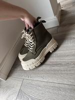 Even&Odd Biker Boots - wie neu - Beige Grün - Stiefeletten - 38 Niedersachsen - Osnabrück Vorschau
