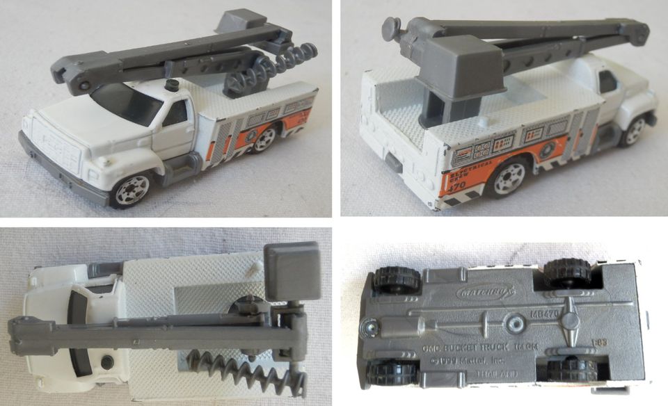 GMC Bucket Truck Modellauto Spielzeugauto Spielauto Matchbox in Gießen