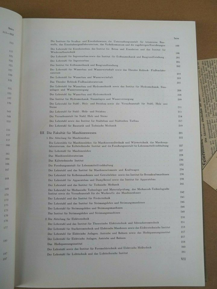 Festschrift der TH Fridericiana Karlsruhe 1950 in Weinheim