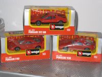 BURAGO Modelle 1:43 Ferrari F40 und 512BB, Porsche 928 unbespielt Eimsbüttel - Hamburg Niendorf Vorschau