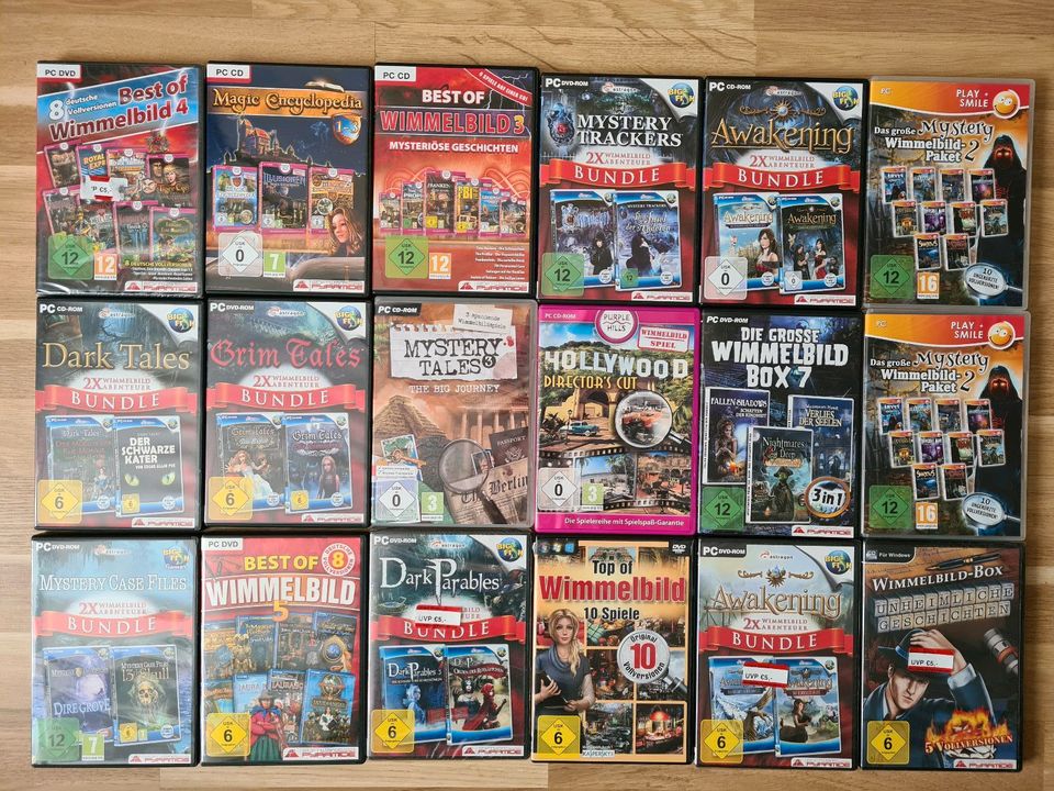 30 x Wimmelspiele DVD's, PC Spiele Computerspiele, teilw.ungeöff. in München