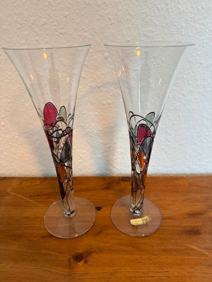 2x Cocktail Gläser (28cm Höhe), trinken, genießen, feiern, Party, in Oberasbach