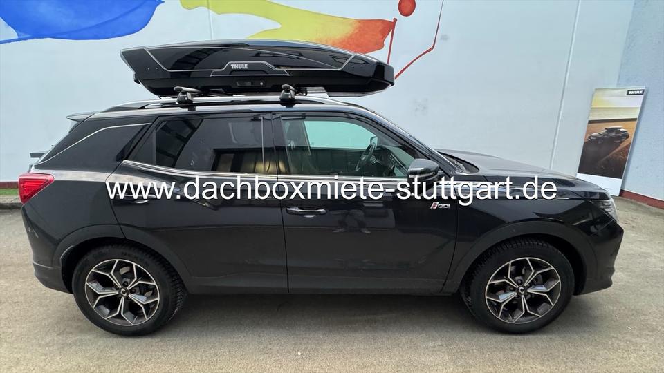 Thule Dachbox Dachträger Miete Leihen Vermietung Verleih Skibox in Stuttgart