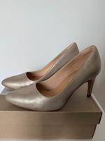 Clarks High Heels Gr.37,5 in Champagner Kr. München - Unterföhring Vorschau