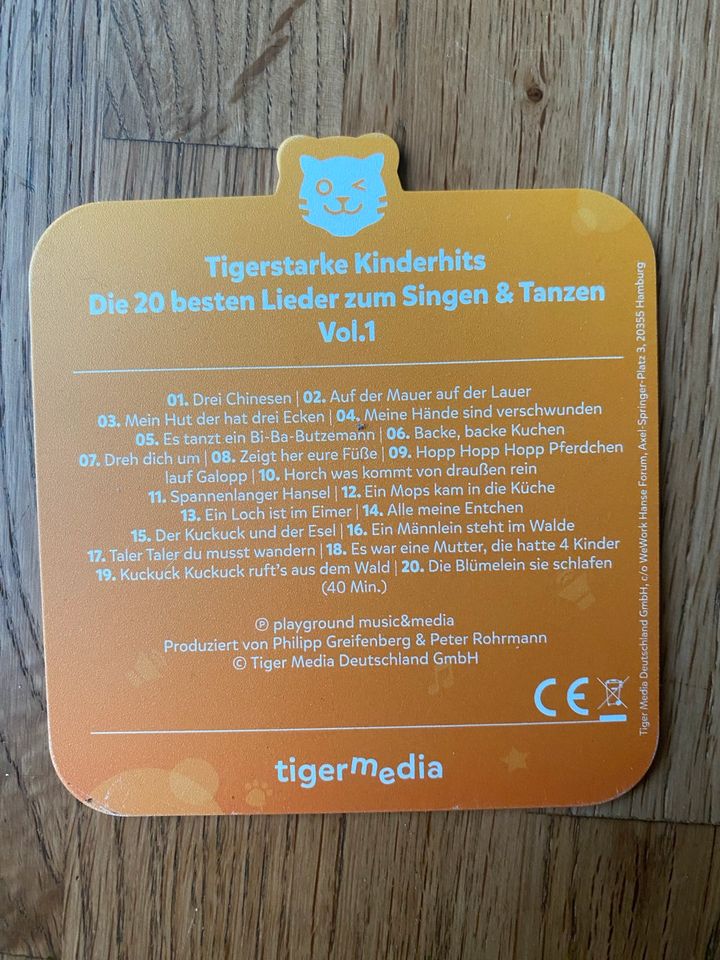 Tigercards Lieder Singen und Tanzen in Billerbeck