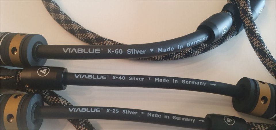 VIABLUE™ High End Netzkabel – X25 Silver Power in Kierspe