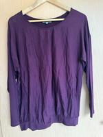 Time Collection Lila T-Shirt Langarm Gr.42 Schlicht Basic Thüringen - Jenalöbnitz Vorschau