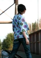 Bluse mit Stickereien, bunt, selbstentworfen,  Unikat Niedersachsen - Uelzen Vorschau