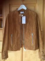 NEU: MANGO ECHTLEDER- JACKE, angenehm weich, warmes braun, Gr. M Bayern - Piding Vorschau