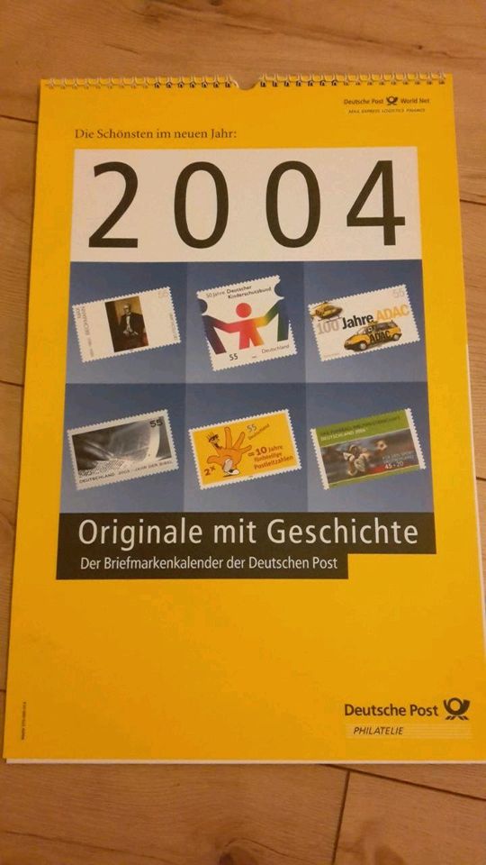 Briefmarkenkalender "Originale mit Geschichte" Deutsche Post in Hannover