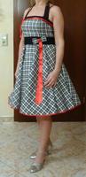 Rockabilly Petticoat Kleider 50ger Tanz Party Swing Kirschen Sachsen - Grimma Vorschau